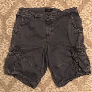 Navy Blue American Eagle Extreme Flex Cargo Shorts